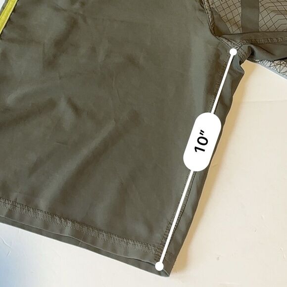 Oakley Performance Board Shorts Gray Yellow Colorblock Men's Size 28 Beach Surf - Picture 8 of 8